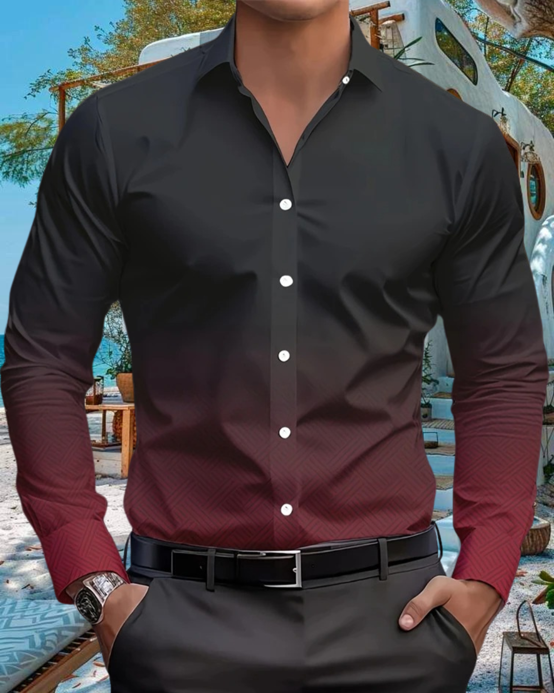 Shaded colours shirt