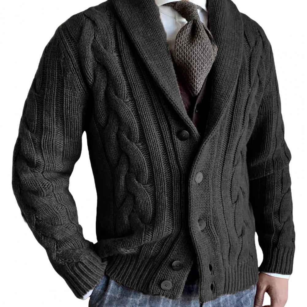 Men's twist-texture jumper